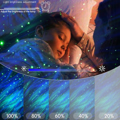 Snail Starry Sky Projector with Bluetooth Speaker