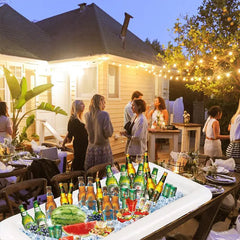 Inflatable Ice Bar Tray for Water Parties and Snacks