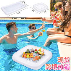 Inflatable Ice Bar Tray for Water Parties and Snacks