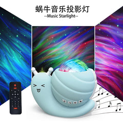 Snail Starry Sky Projector with Bluetooth Speaker