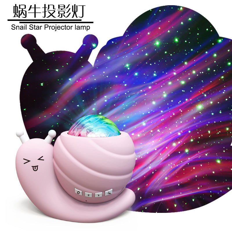 Snail Starry Sky Projector with Bluetooth Speaker
