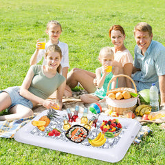 Inflatable Ice Bar Tray for Water Parties and Snacks