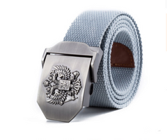 Camouflage Tactical Canvas Belt with Woven Design