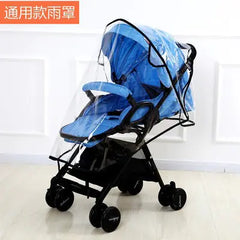 Baby Stroller Rain Cover with Wind Protection and Zipper