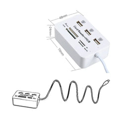 Multifunctional Card Reader and USB 2.0 Hub