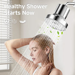 Supercharged Shower Integrated 15-layer Filter Scale And Chlorine Removal Shower Nozzle